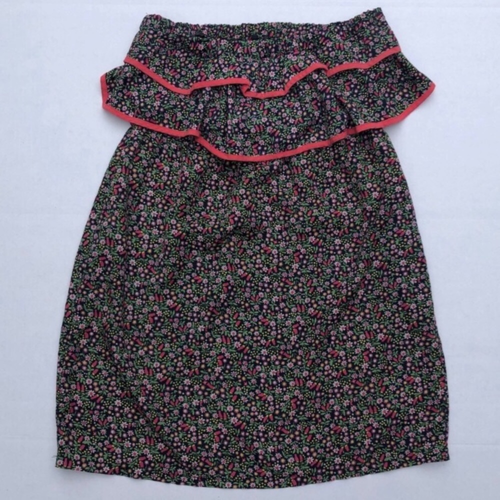 Floral Ruffle Strapless Mini Dress From ModCloth - Picture 4 of 8